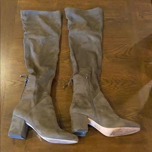 Women’s suede thigh high boots Size 11